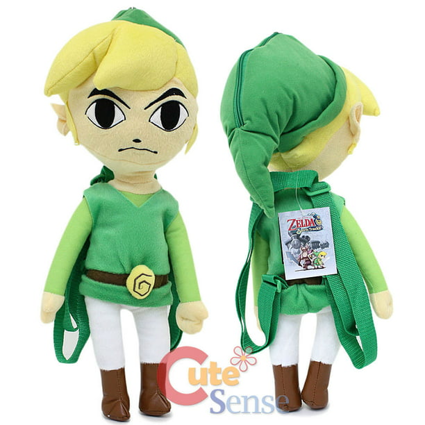 Legend of Zelda Spirit Tracks Link Plush 18" inches Doll Backpack NEW & Licensed 